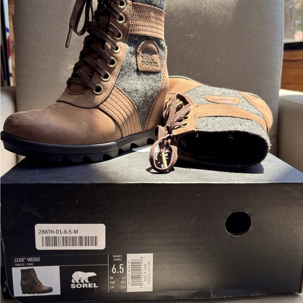Sorel Lexie Wedge tobacco